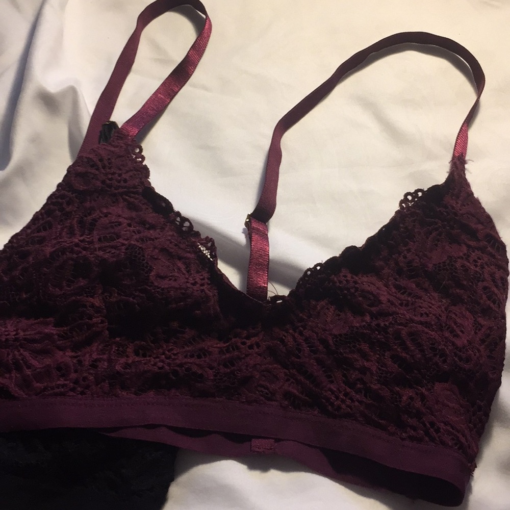 2 caged bralettes